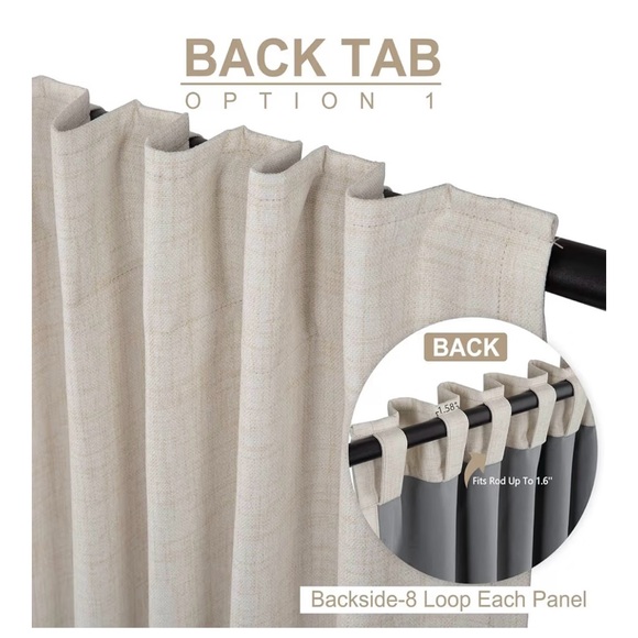 Elegant Cream Curtains - Picture 6 of 6